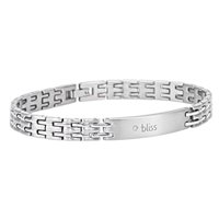Bracciale Bliss Uomo in Acciaio Diamante 0.01 Ct 20072855 - 20072855